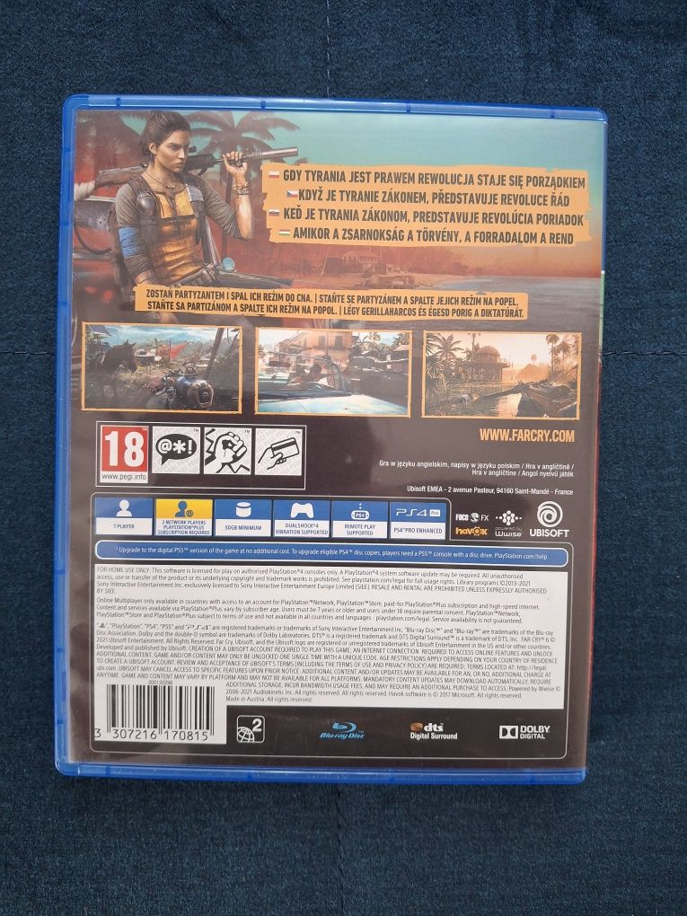 Far Cry 6 PL PS4 PS5 po polsku