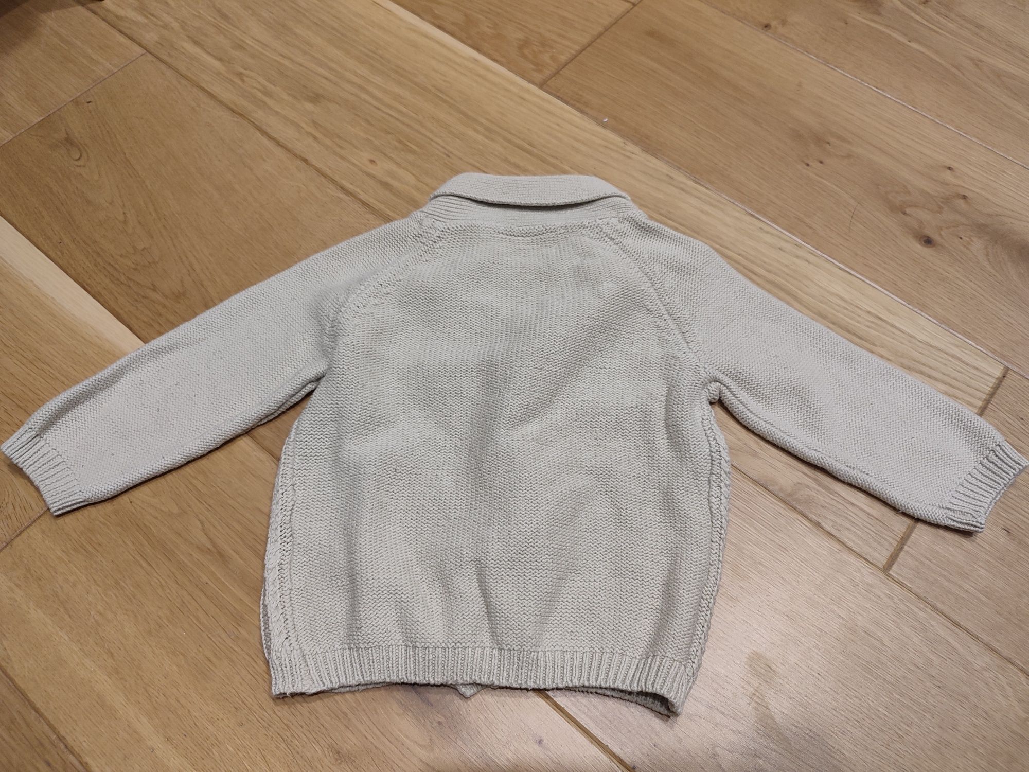 Sweter 80 rozpinany bawełna