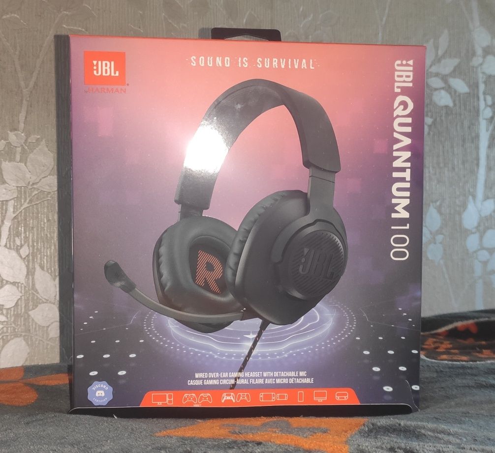 Навушники JBL Quantum 100 Black