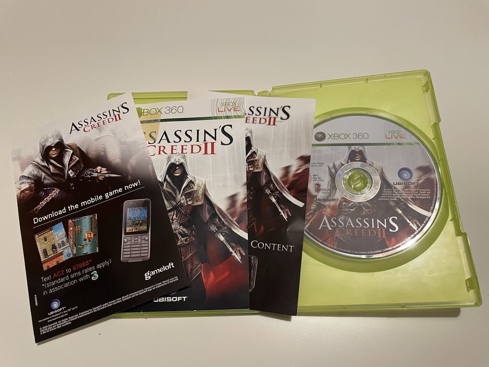 Assassin’s creed II 2 xbox 360