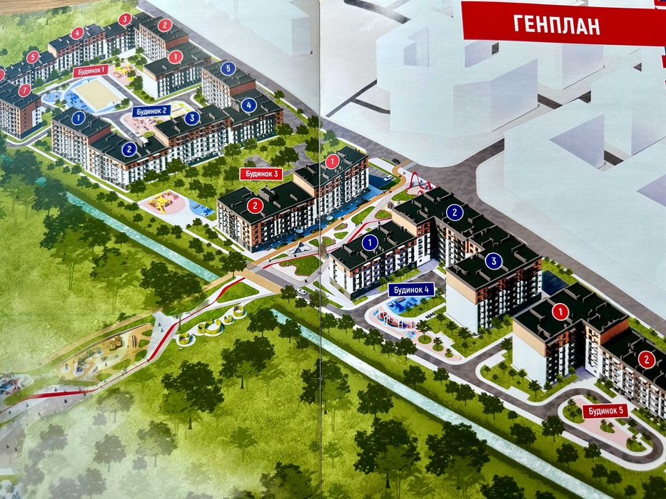 1-к квартира 33,5м2 ЖК Бургундія 3 ПВ від 30% 9447 дол без % на 18 міс