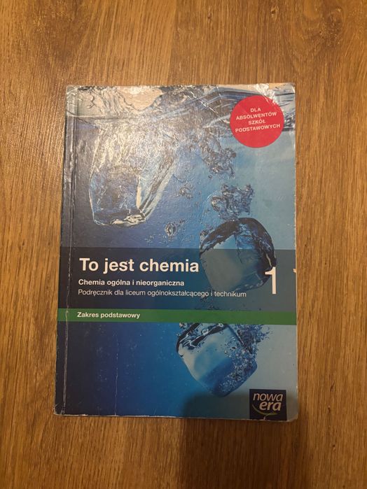 To jest chemia podręcznik podstawa klasa 1 nowa era