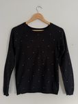 Czarny sweter damski Mint&Berry S