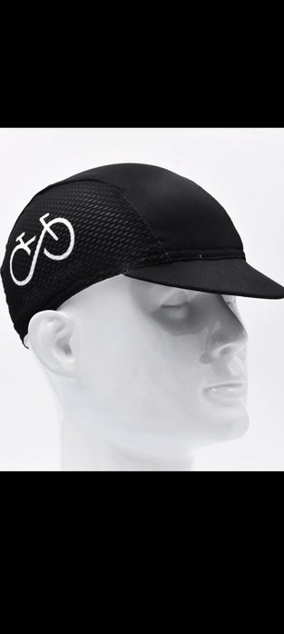 Czapka kolarska z daszkiem