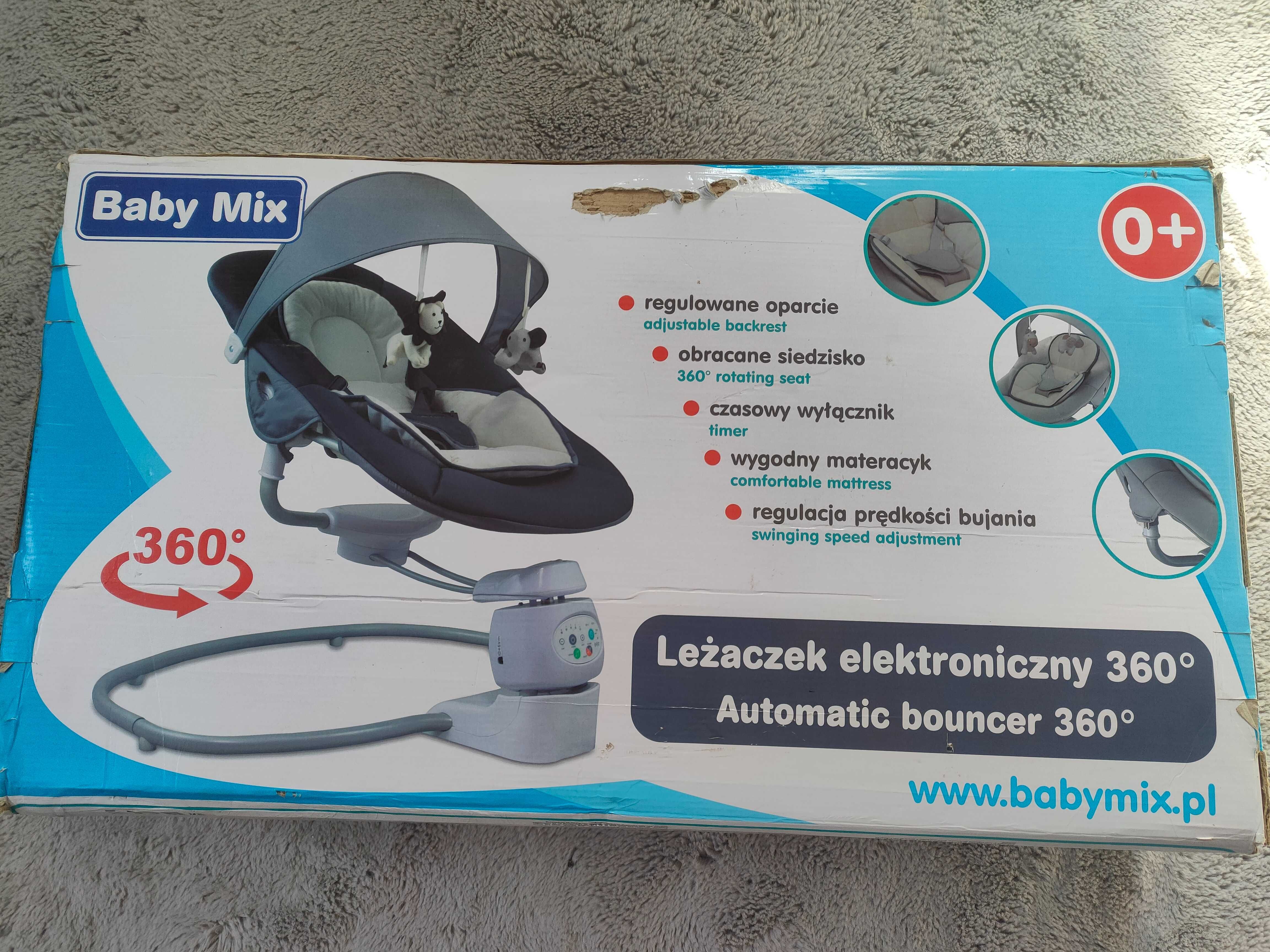 Baby Mix Leżaczek elektroniczny 360'