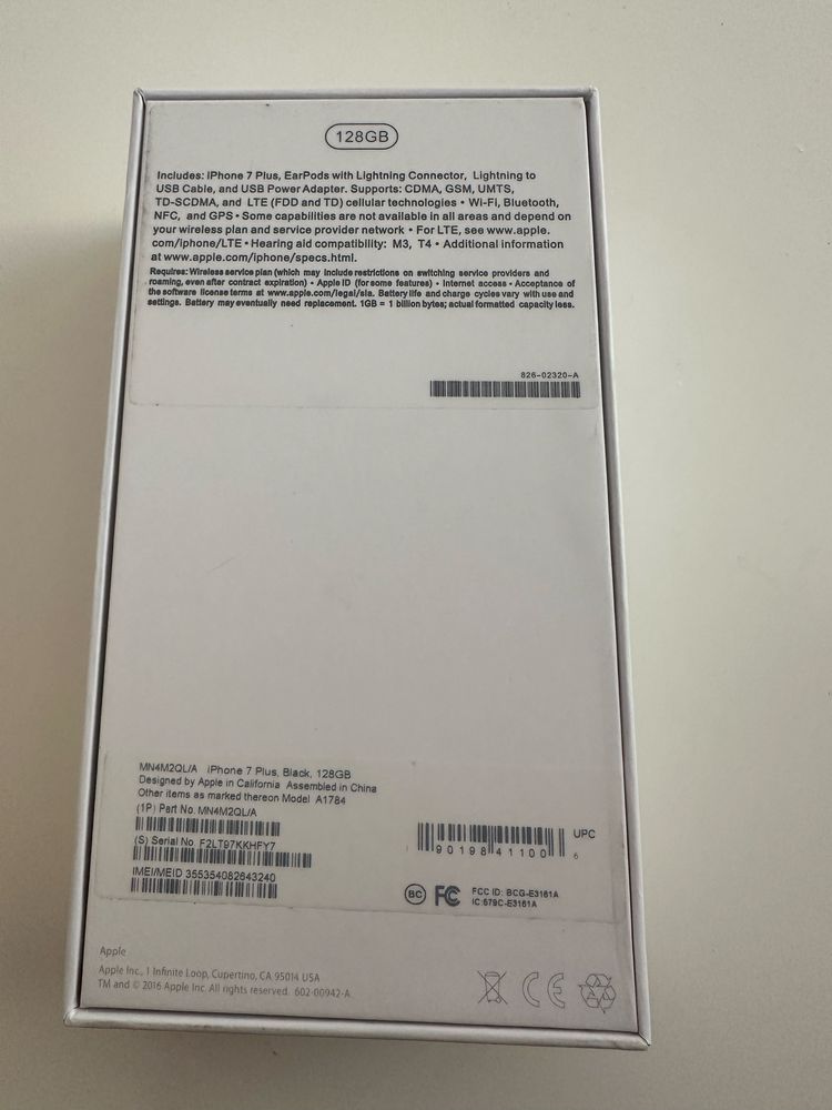 Iphone 7 plus 128gb