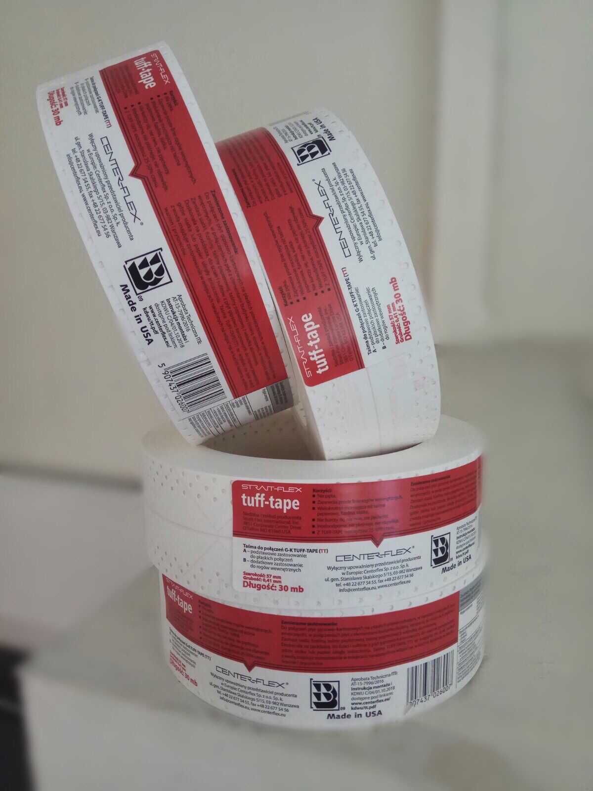 Стрічка американка Tuff-tape 30м лента для углов и швов ГК
