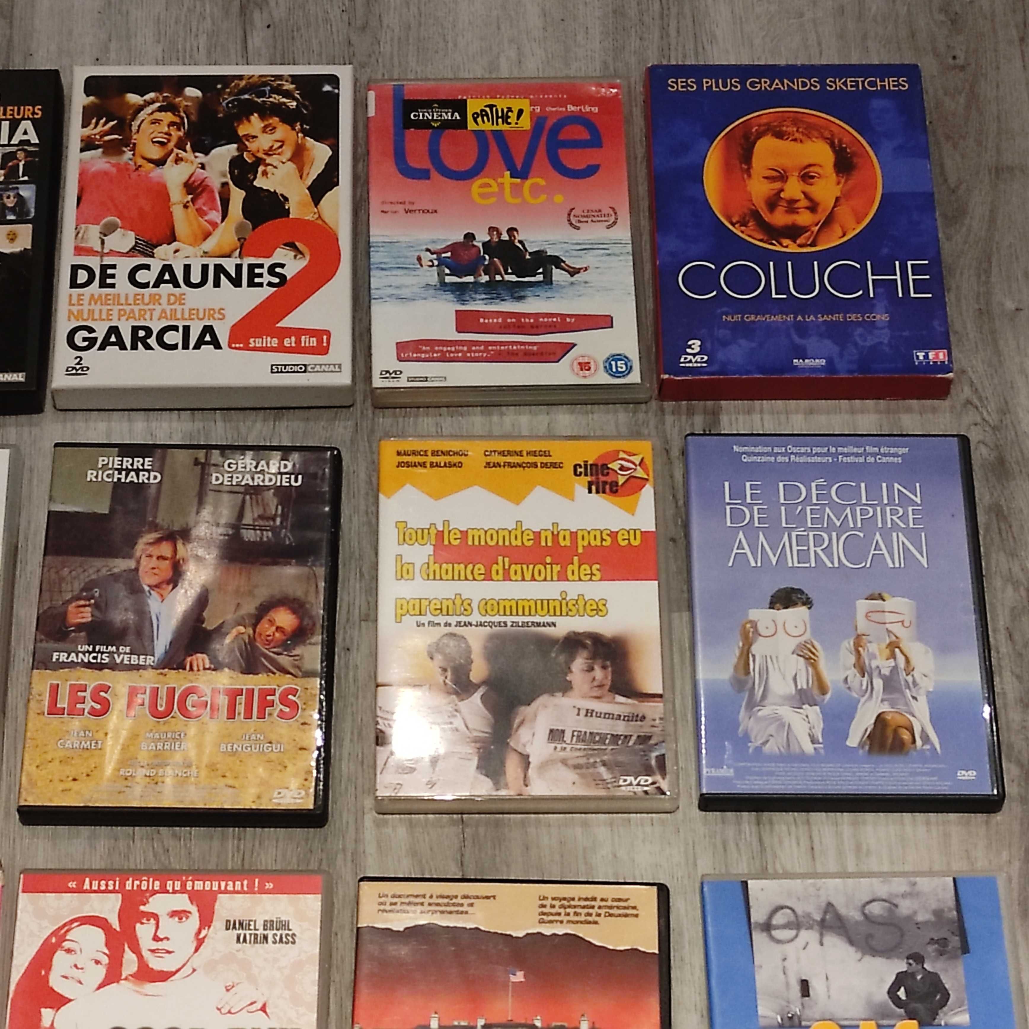 DVDs filmes, documentários e series em francês