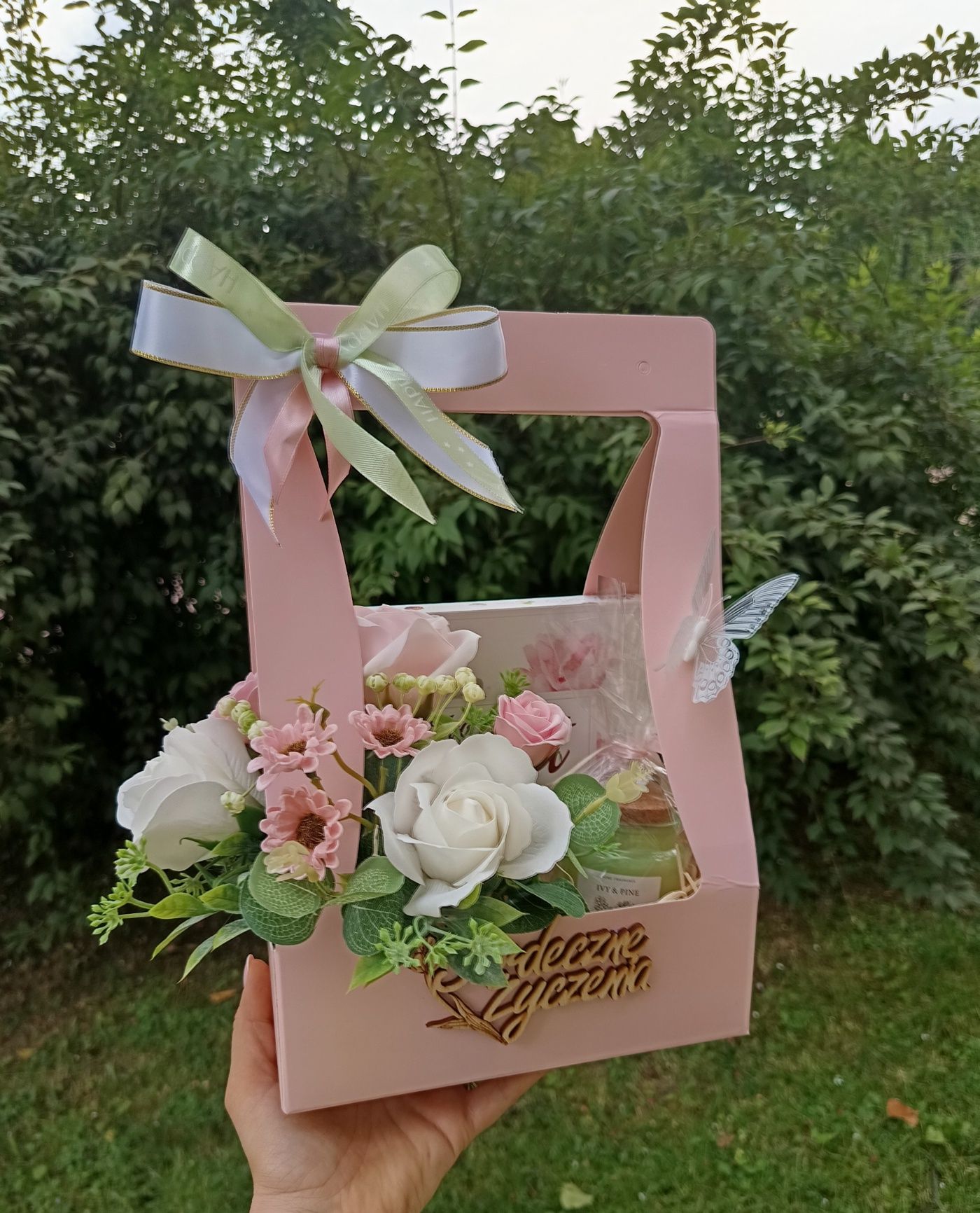 Flower boxy kwiaty mydlane