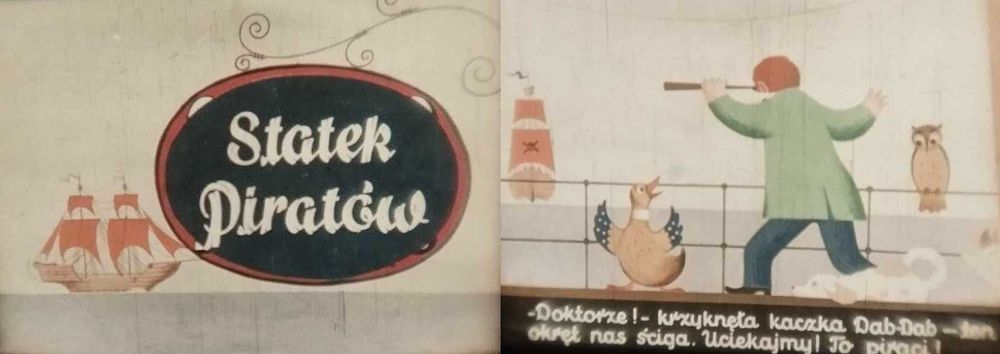 Bajka na rzutnik ANIA, JACEK pt. Statek piratów.