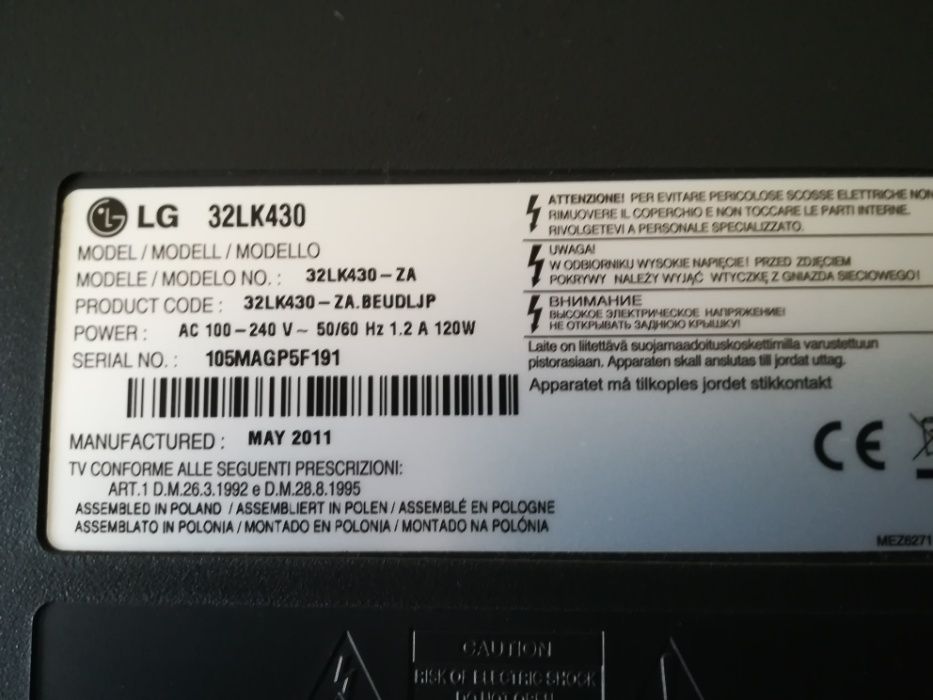 TV LCD LG 32 Polegadas