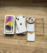 iPhone 14 128GB Biały Starlight White Gwarancja Apple Ideał + Etui