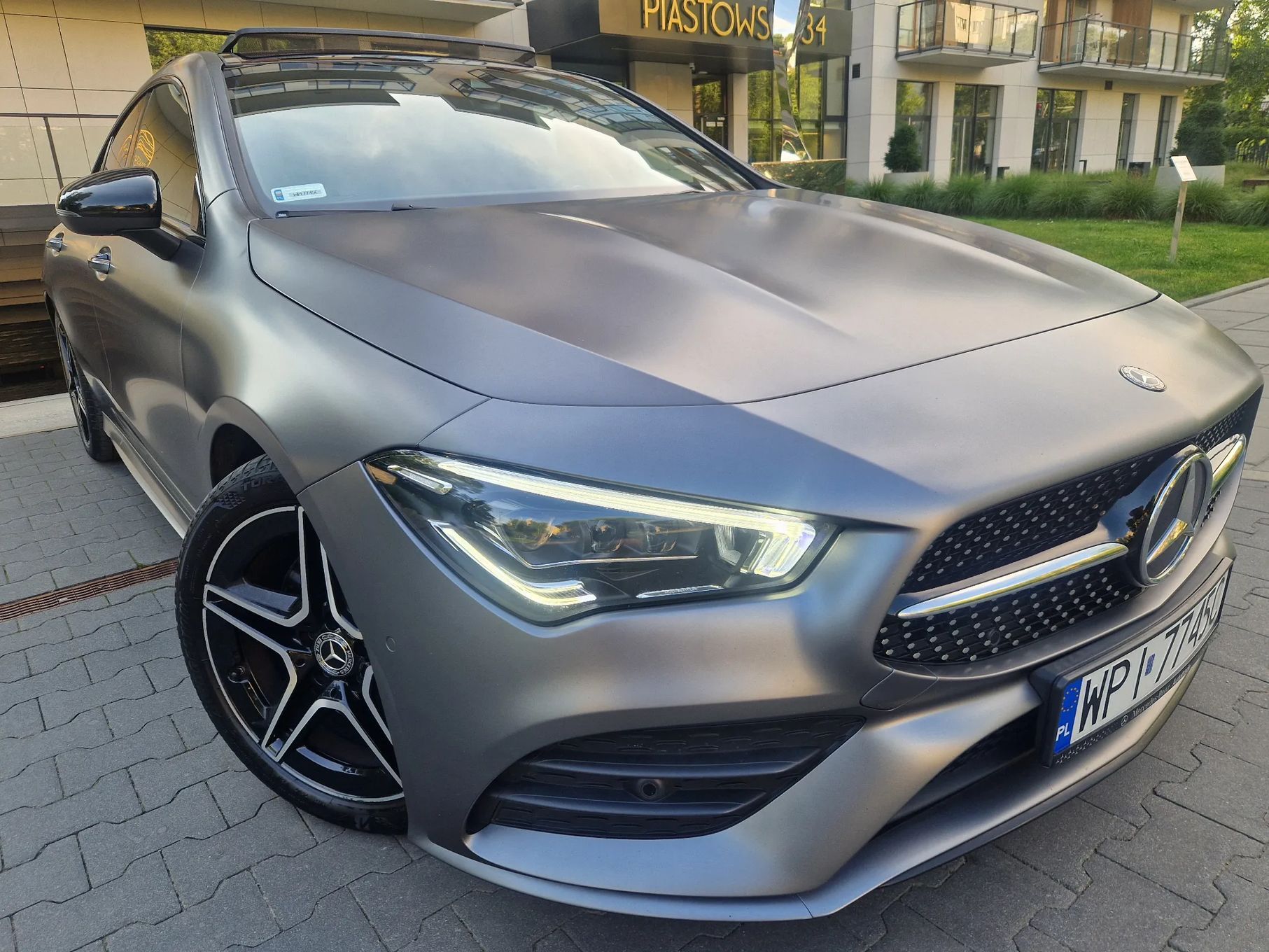 Mercedes-Benz CLA Salon PL 1wl. AMG szyberdach kamera elektr. Kwarc Petarda