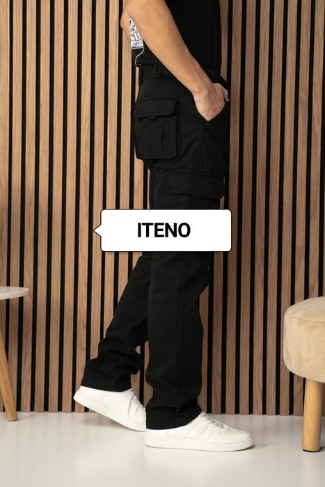 Штаны мужские карго зимние ITENO олива серые чёрные синие