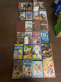 22 filmes VHS por 3 €