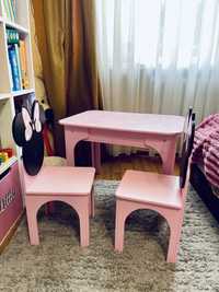 Комплект стіл+стільчик.Дитячі меблі.Для дівчинки