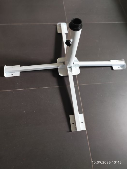 Stojak do parasola choinki składany biały średnicę 6, 5, 4,2 3,6 Pozna