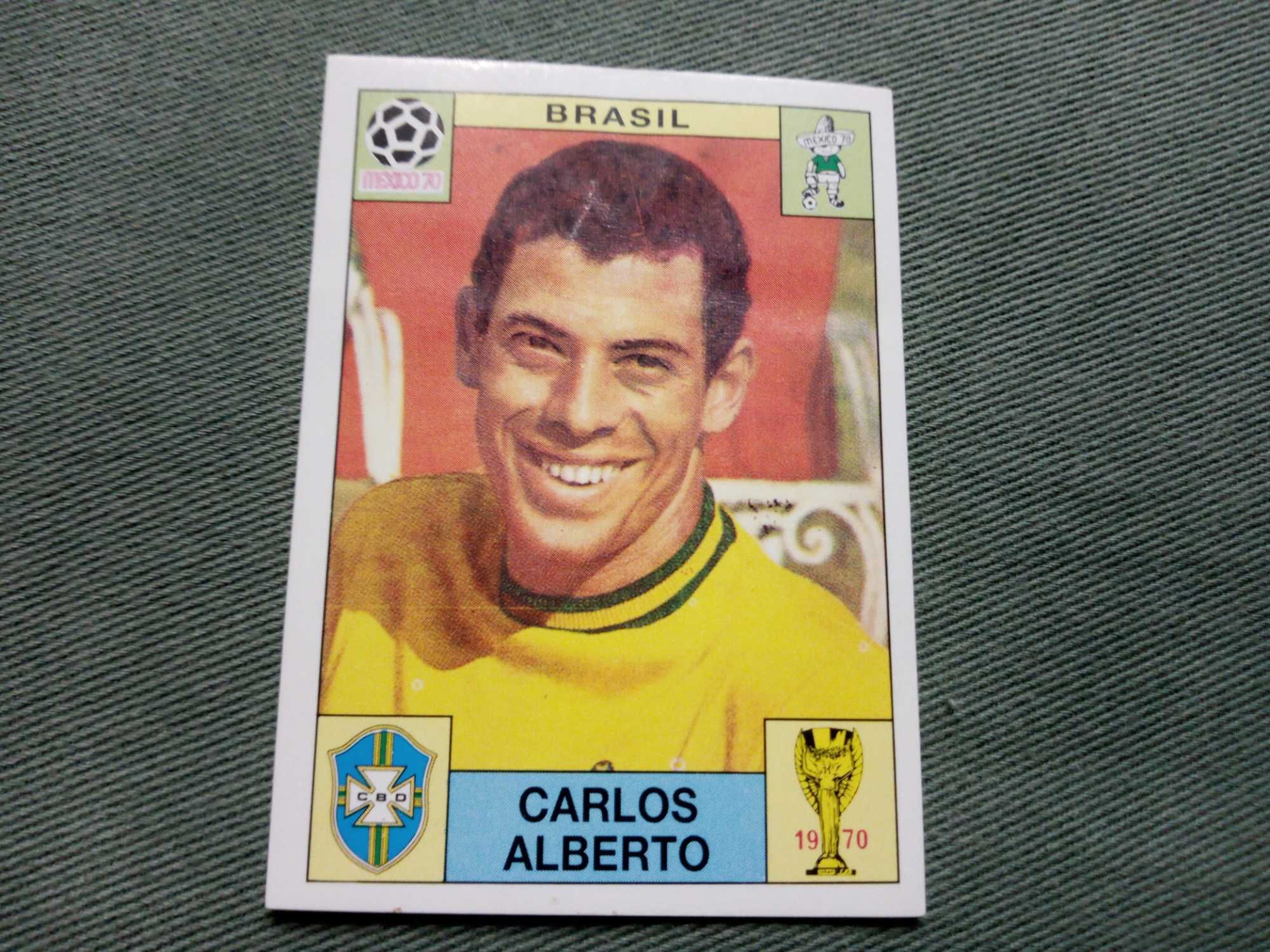 Cromo Panini World Cup Story de Carlos Alberto no Mundial 70