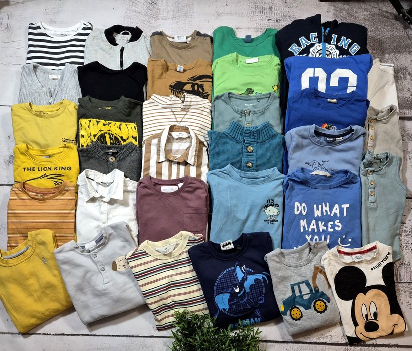 Okazja! Super paka dla chłopaka. 98-104. 56 szt. Tanio