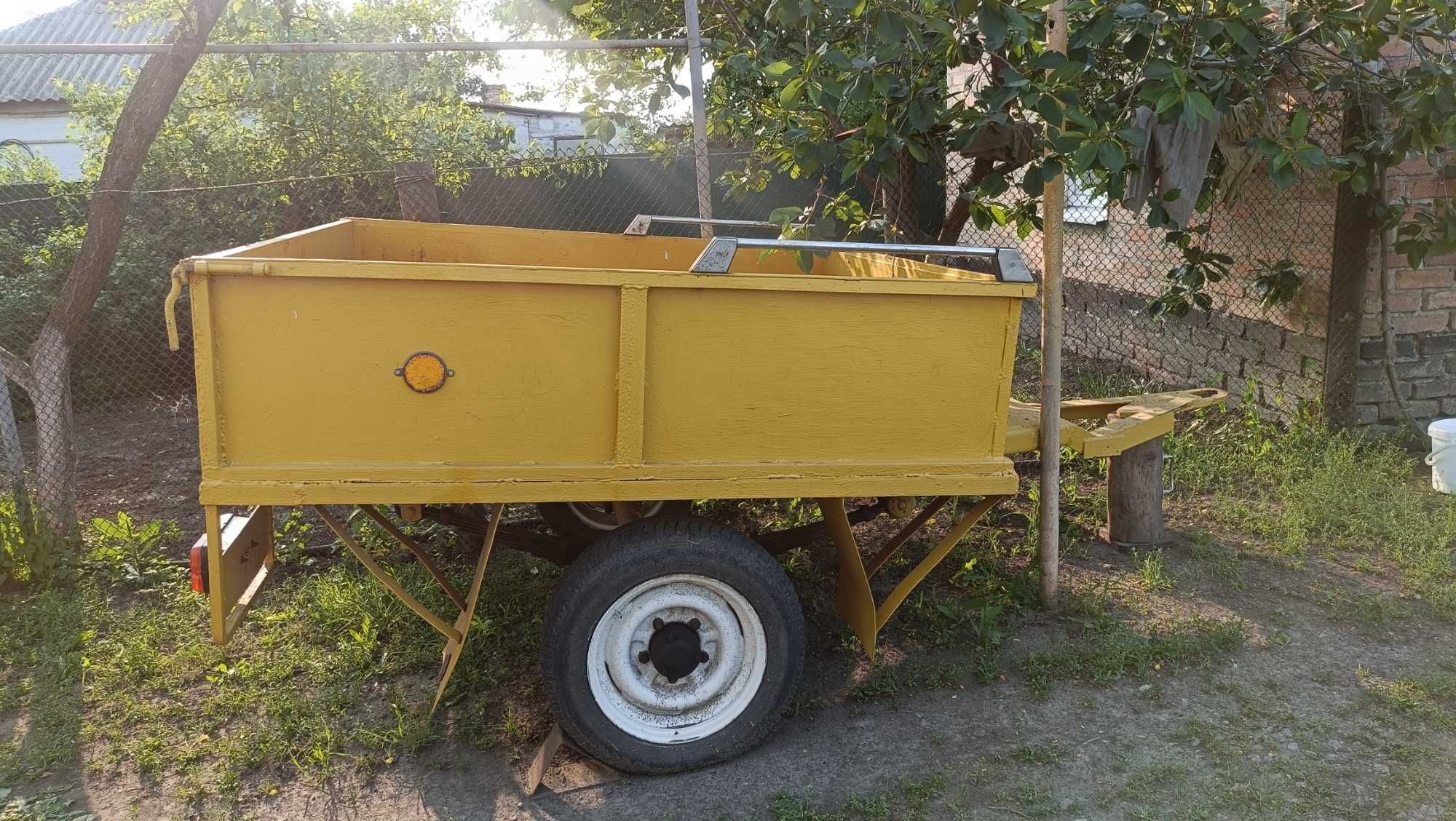 Причіп для мінітрактора чи мотоблока