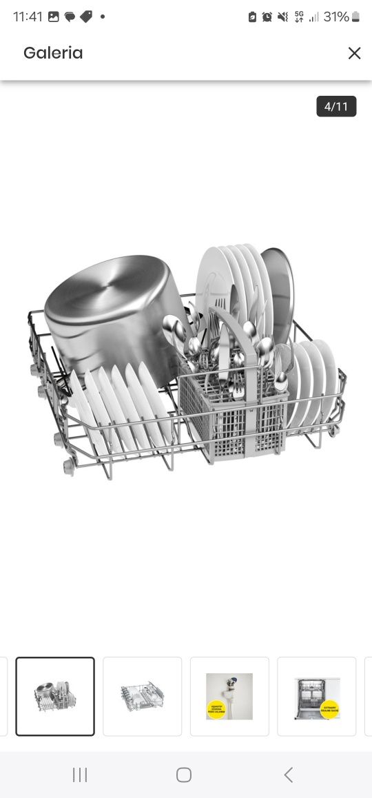 Nowa Zmywarka BOSCH SMV25AX00E Silnik
NoEcoSilenceDrive