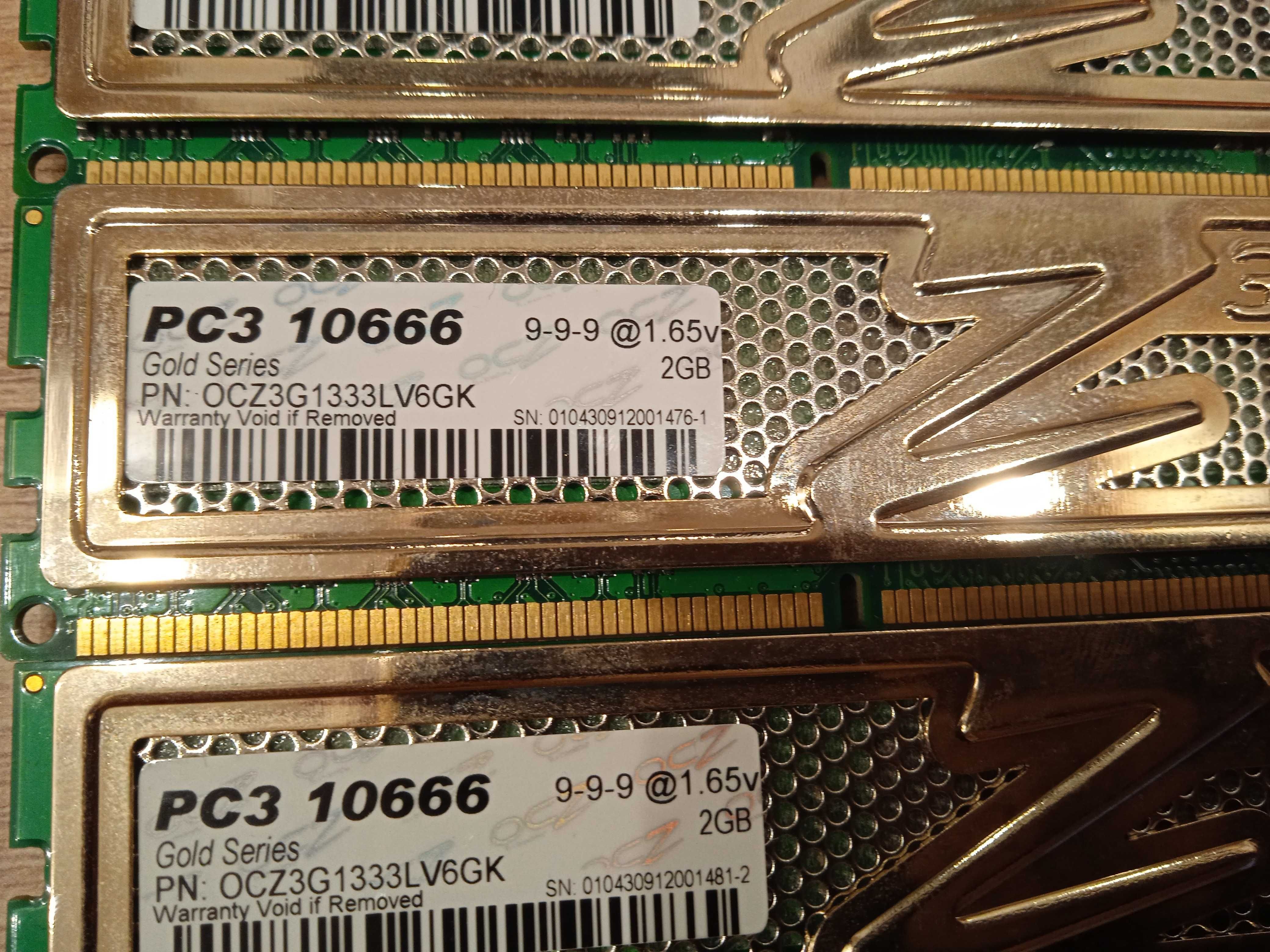 4*2gb ddr3 комплект OCZ Gold