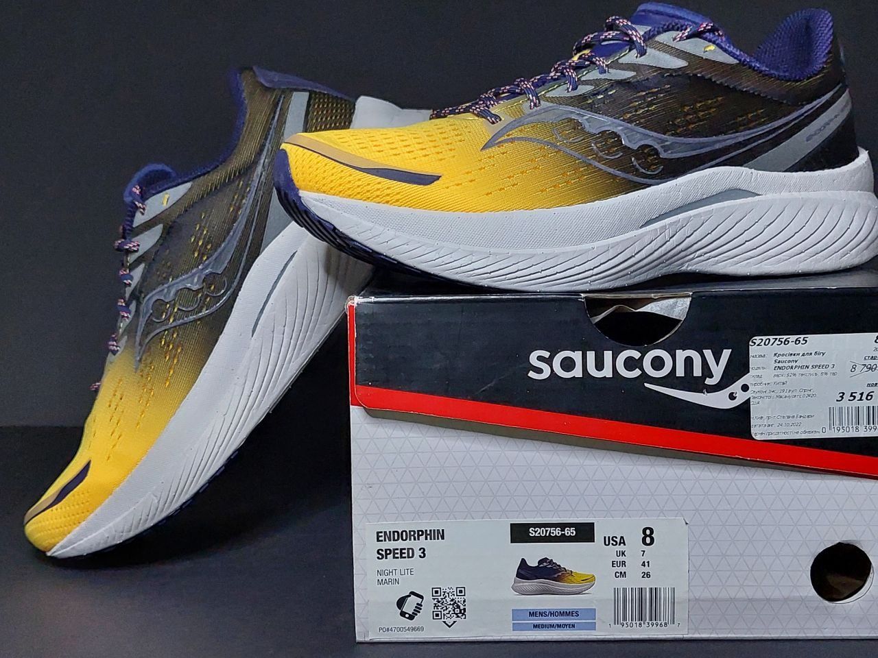 Оригінал! Нові кросівки Saucony Endorphin Speed 3