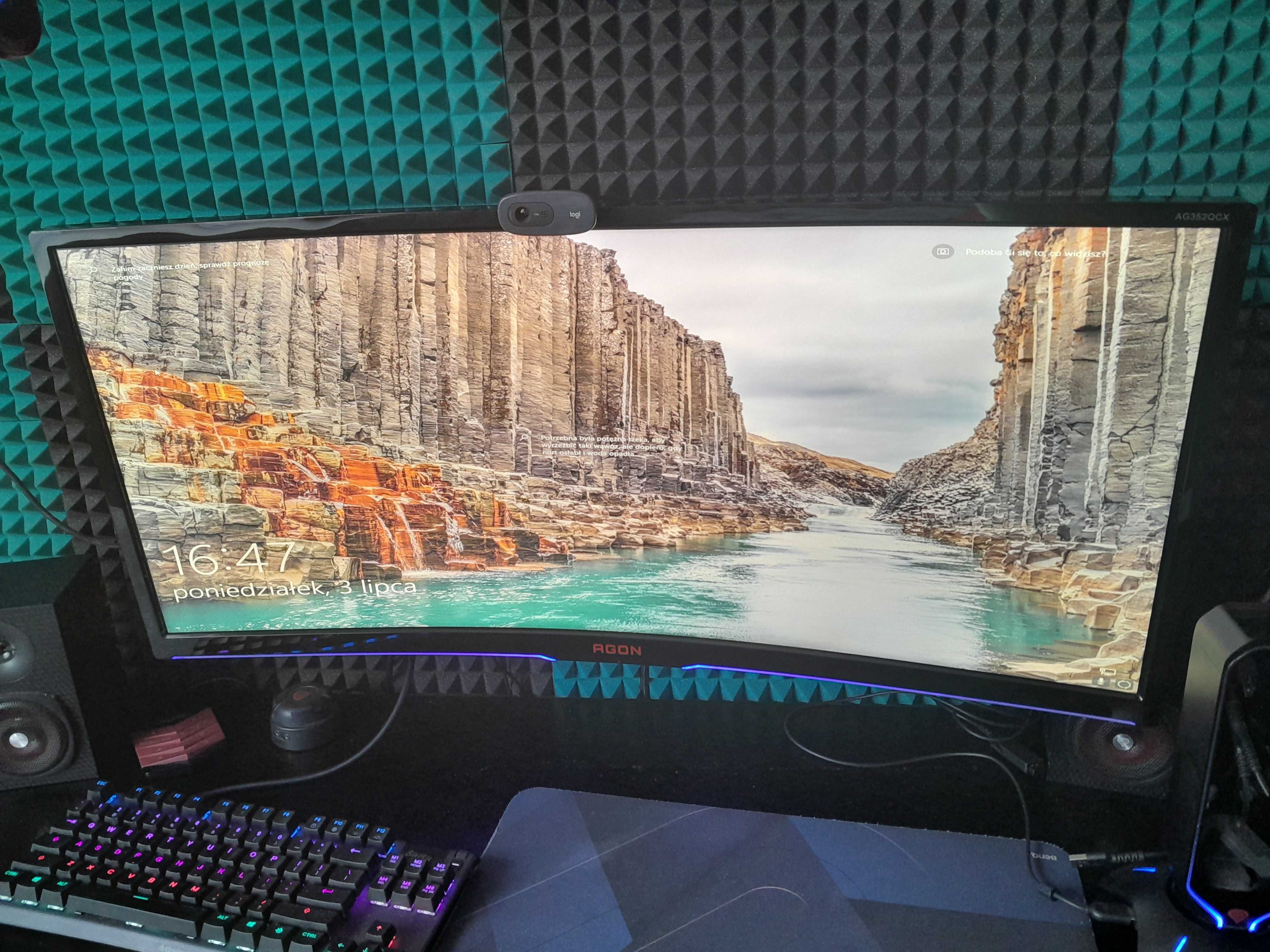 MONITOR AOC AGON AG352QCX Curved 200 HZ- 35" !!!