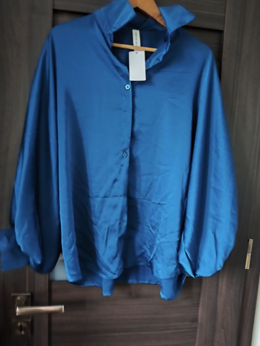 Koszula satyna turkus xl/xxl