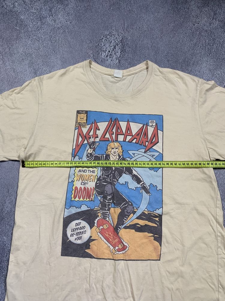 Merch Sk8 t-shirt Def Lepard Мерч скейт футболка Деф Лепард