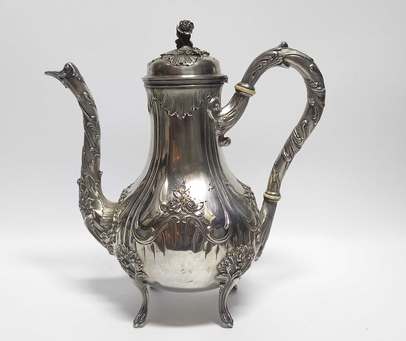 Dzbanek, srebro 925, Paryż Henri Lapeyre, XIX w.