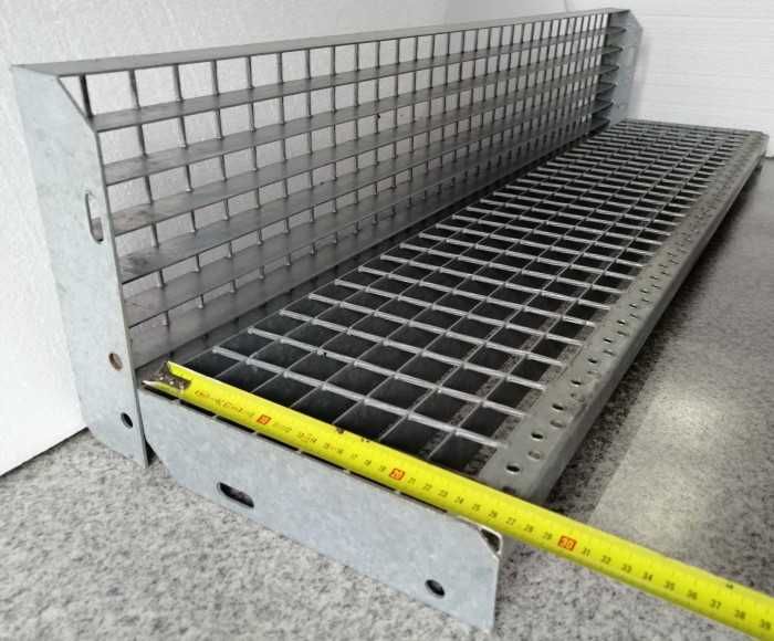 stopień schodowy WEMA 120cm masywne schody industrialne ocynk ogniowy