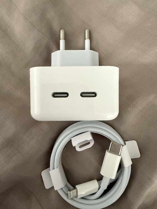 50W перехолник зарядное устройство адаптер Apple кубик блок + провод