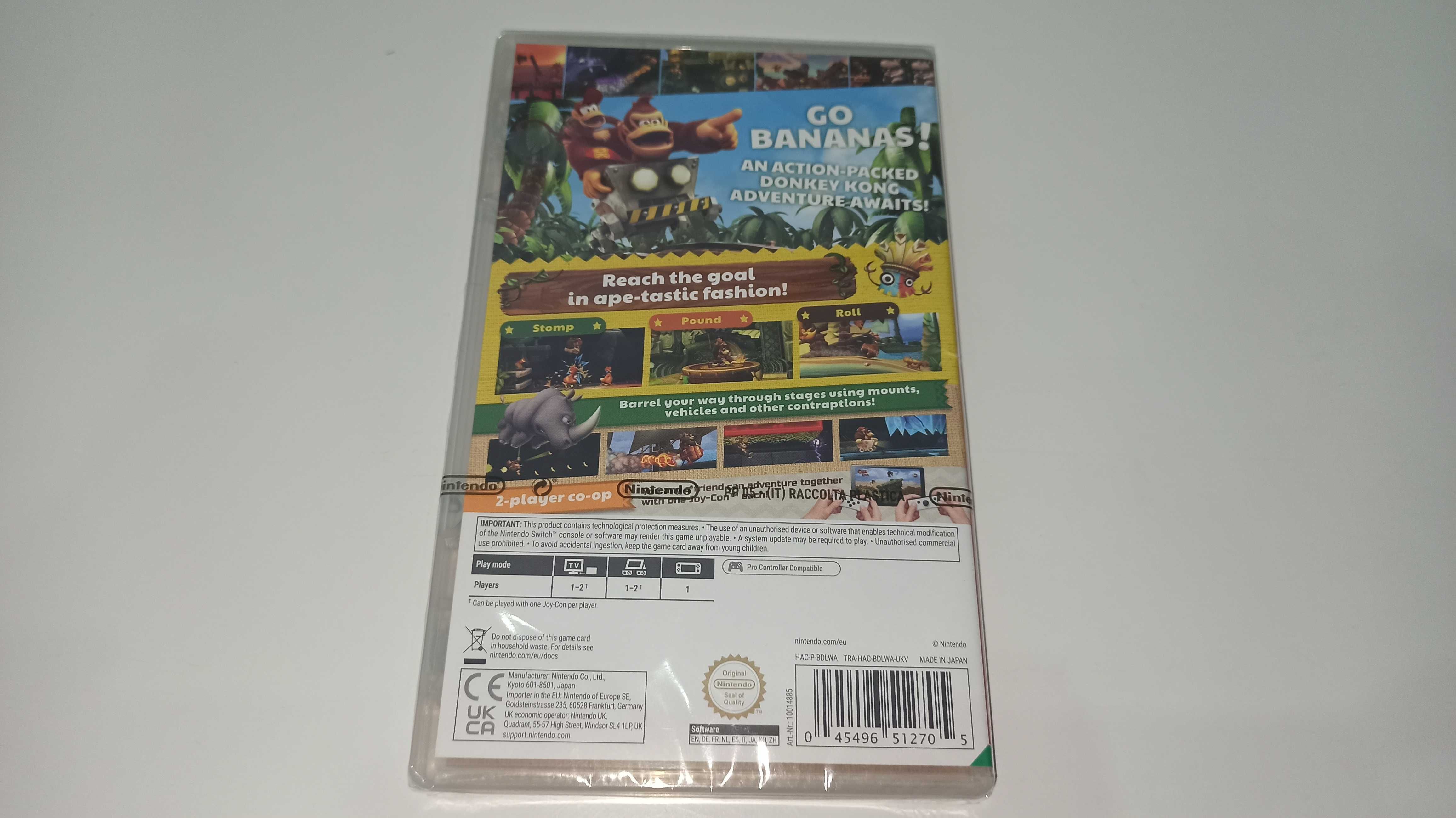 nintendo switch DONKEY KONG COUNTRY RETURNS HD super platformówka nowa