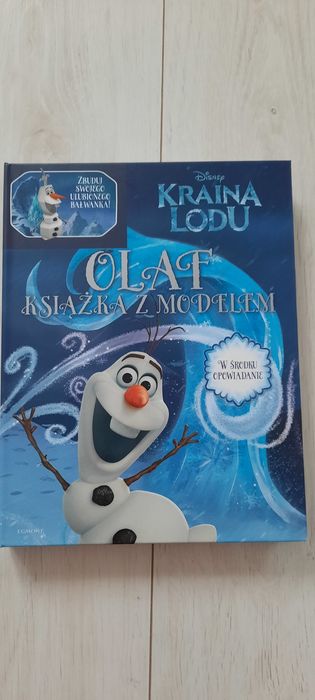 Kraina lodu OLAF książka z modelem