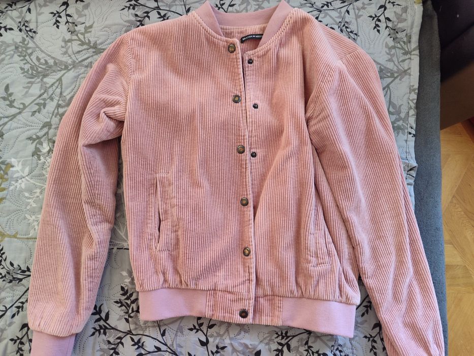 Куртка Brandy Melville, женский вельветовый хлопковый бомбер