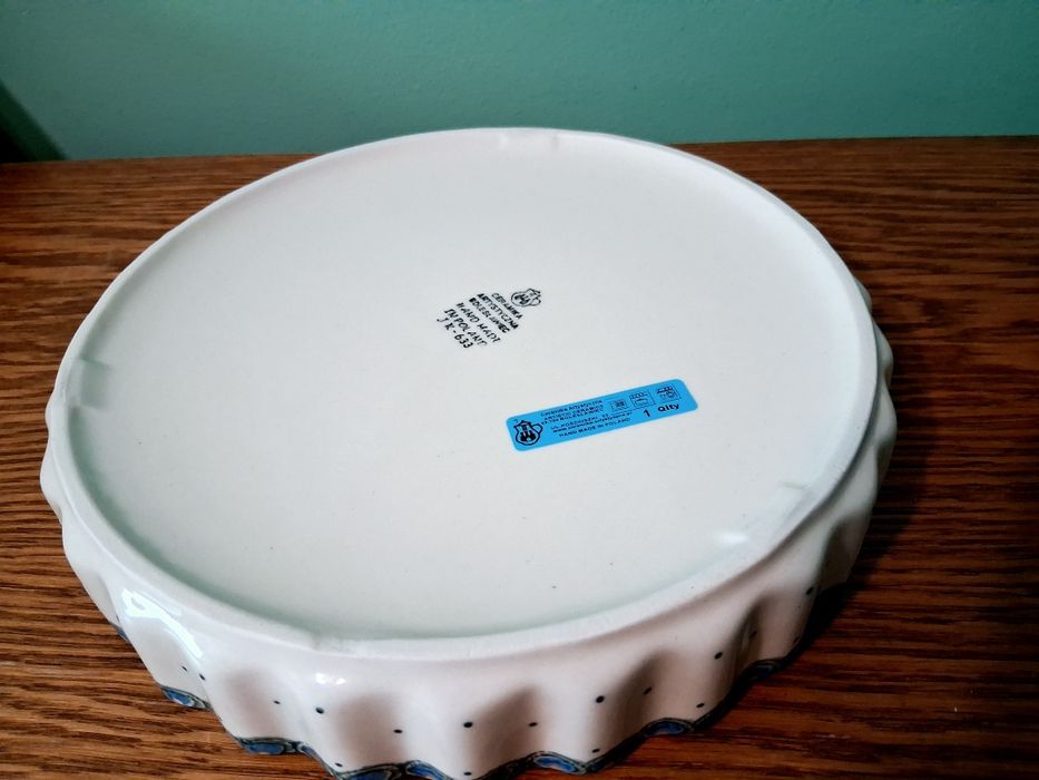 Salaterka polmisek tarta 24cm GAT1 Ceramika Artystyczna Boleslawiec