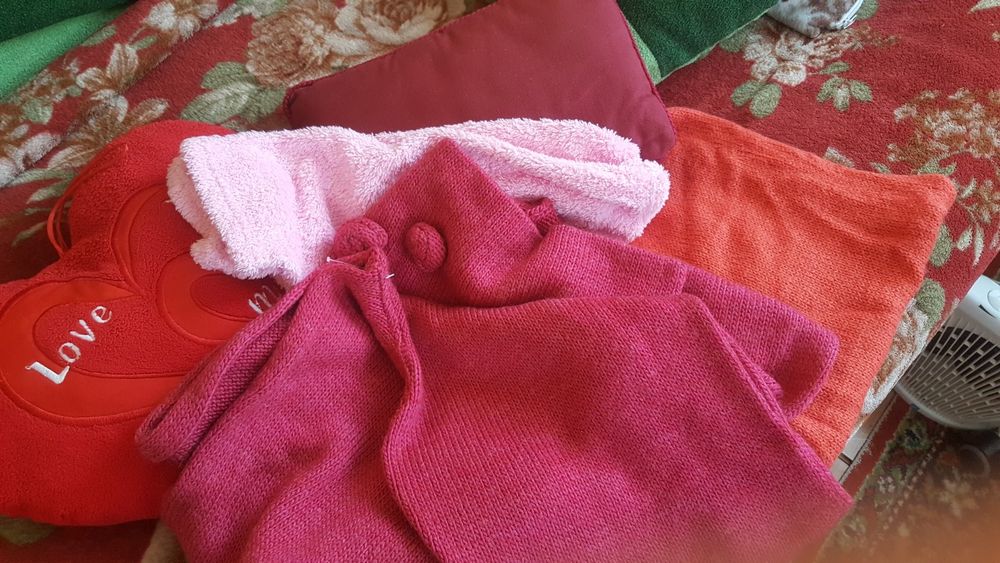 Шарф- капюшон Капор шерстяной вязаный