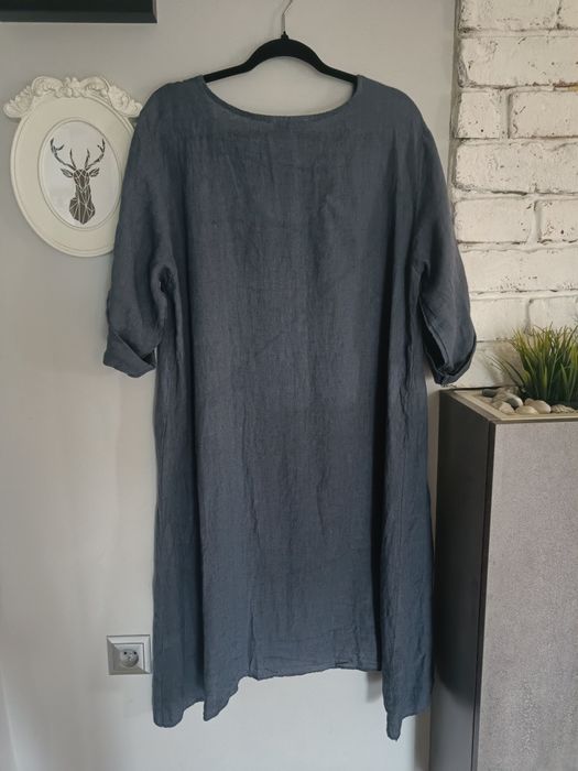 Bluzka tunika lniana nowa