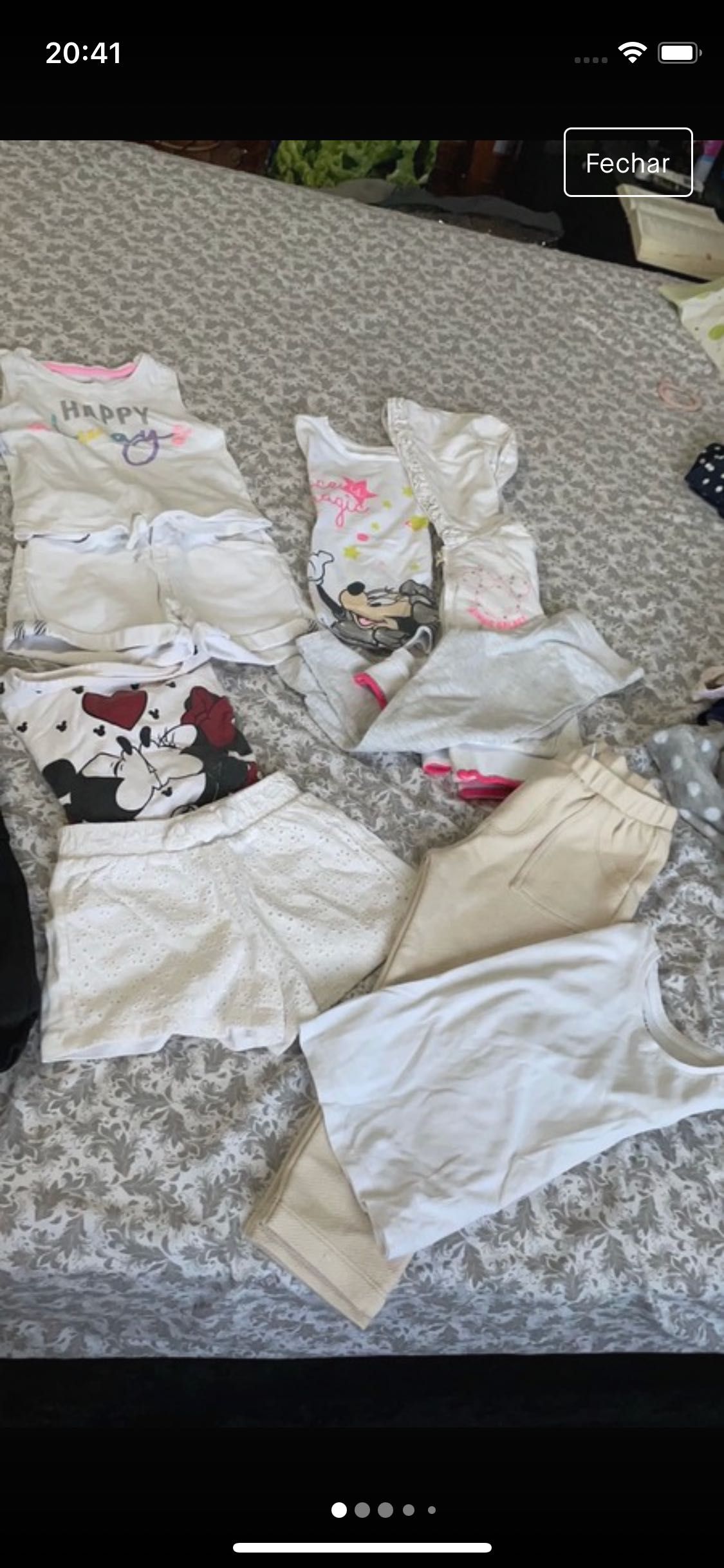 Lote de roupas menina 3 anos