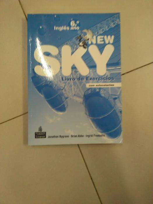 New Sky Inglês 6 Ano Manual e Atividades novos