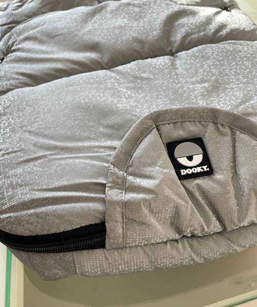 ŚPIWOREK do wózka SANEK na JESIEŃ zimę DOOKY Frosted Silver Sky