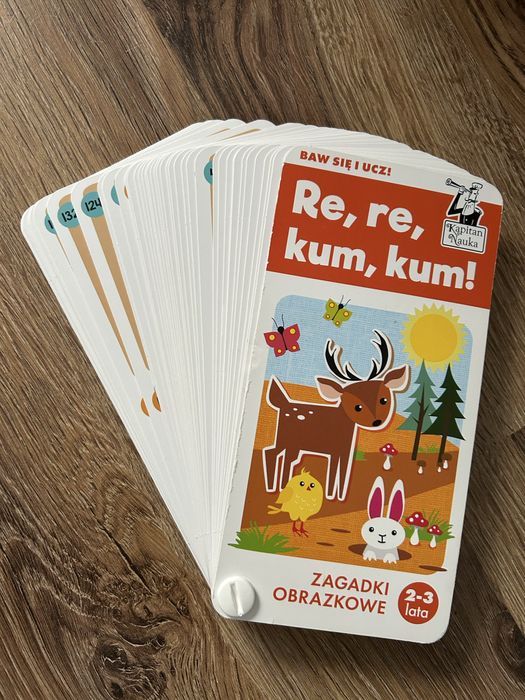 Zagadki obrazkowe Re, re, kum, kum Kapitan nauka 2-3 lata