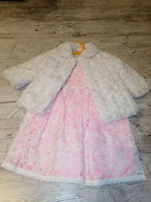 Sukienka plus bolerko