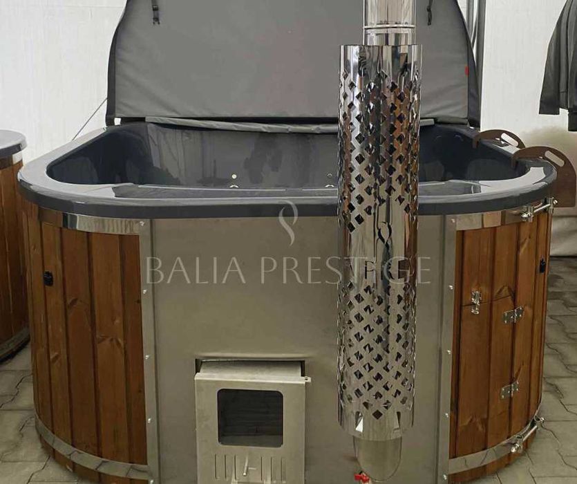Balia ogrodowa AKRYLOWA z piecem wewnętrznym dostępna od ręki!
