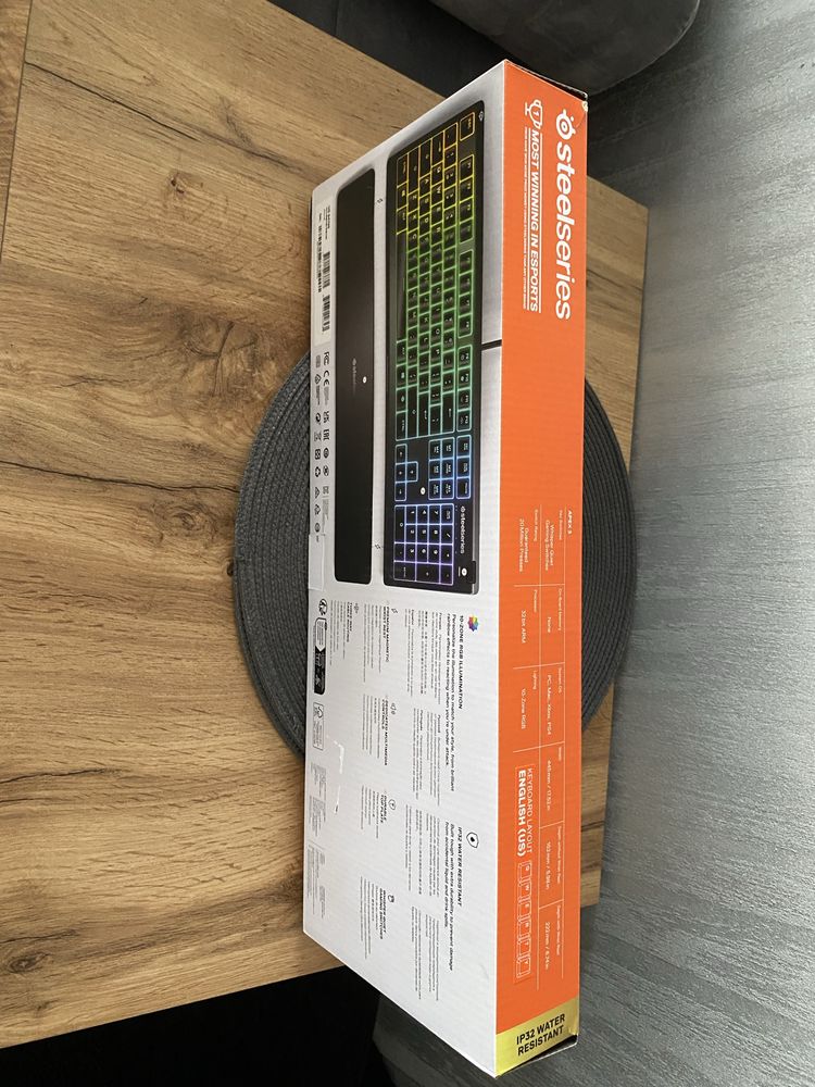 Klawiatura gamingowa SteelSeries Apex 3 czarna