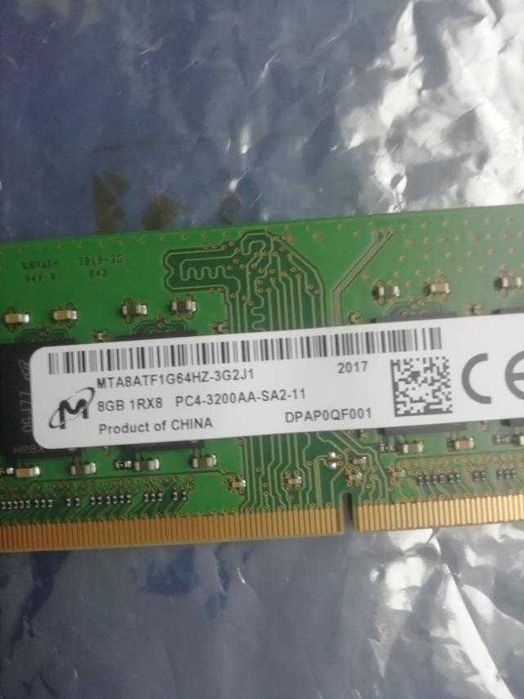 Оперативна пам'ять Micron SODIMM 8Gb ddr4 3200mhz