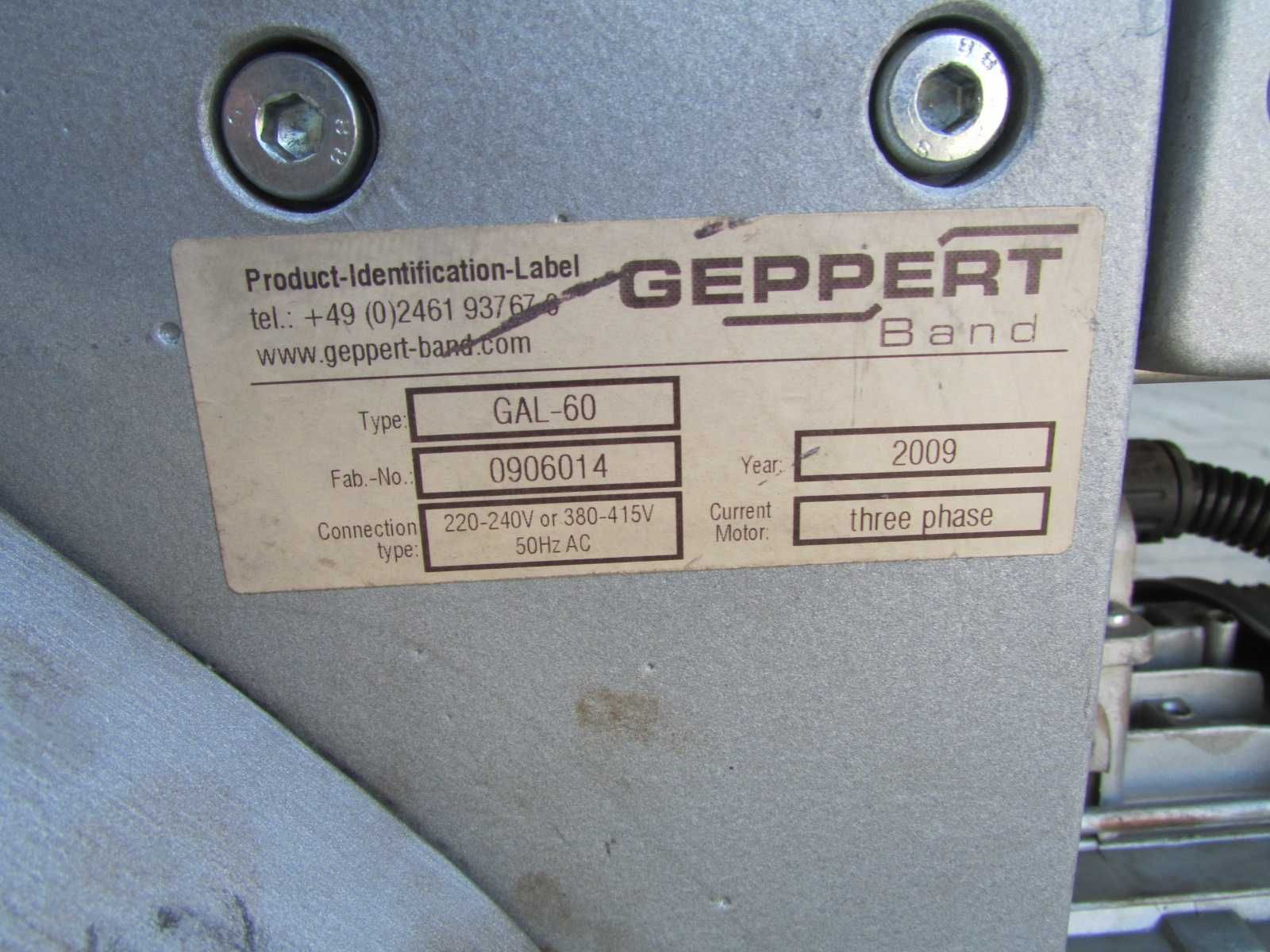 Taśmociąg przenośnik Geppert długość 3800 cm