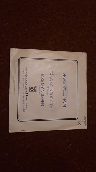 Marshall, Hain - Dancing in the city - single vinil - portes incluídos