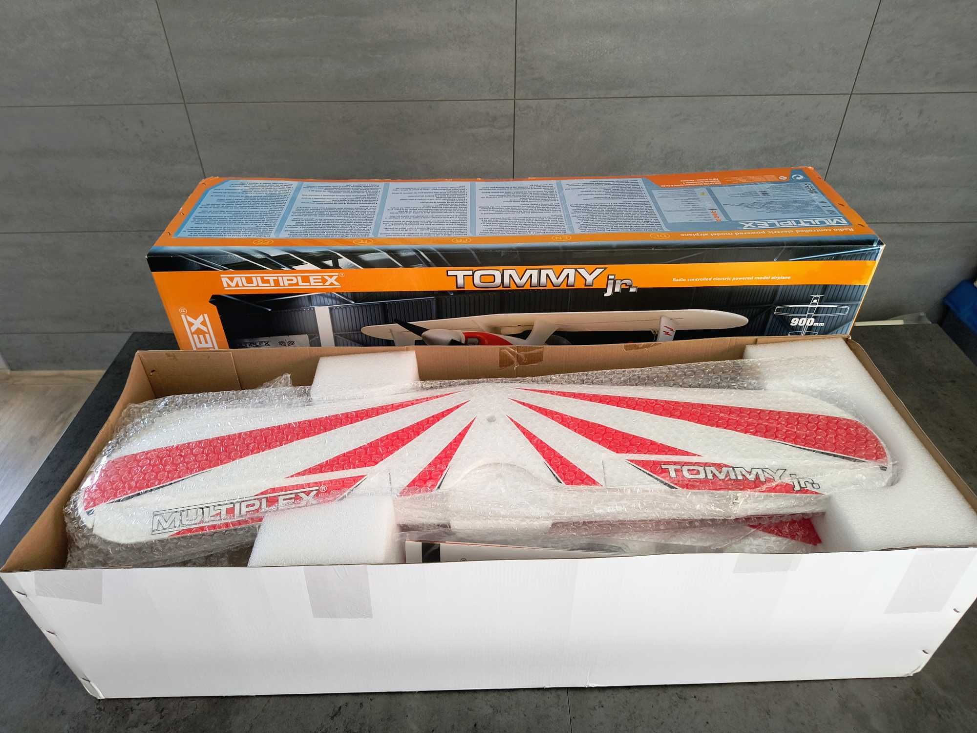 Samolot RC Multiplex Tommy Jr wersja RR - przepiękny dwupłatowiec NOWY